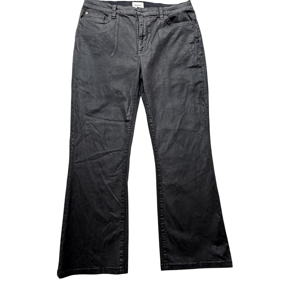 Hudson Bootcut Jeans Womens 32 Black High Rise Stretch Dark Wash Denim‎